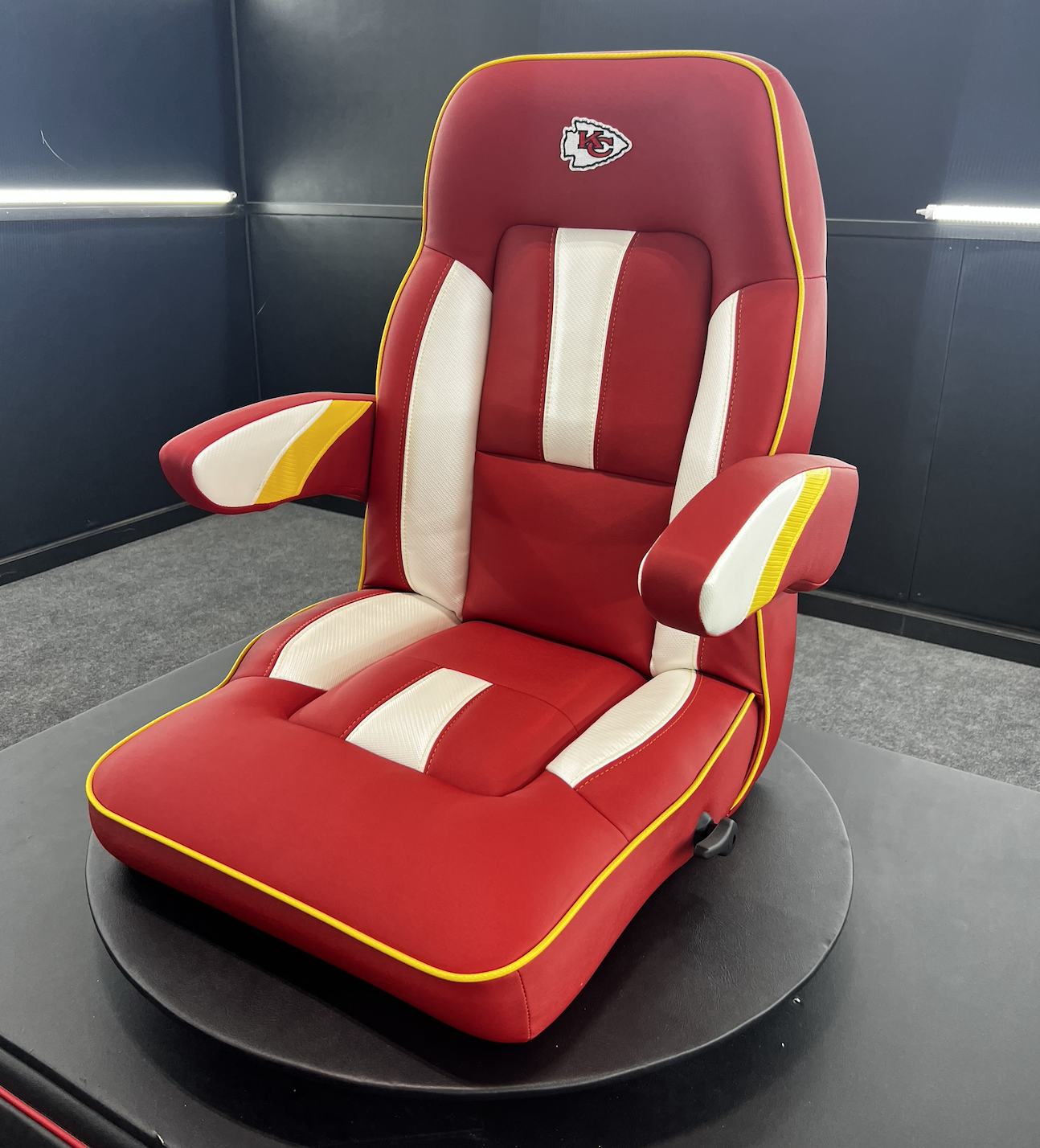 Kansas City Chiefs Golf Cart Seats by El Tigre Custom Golf Cart Seats